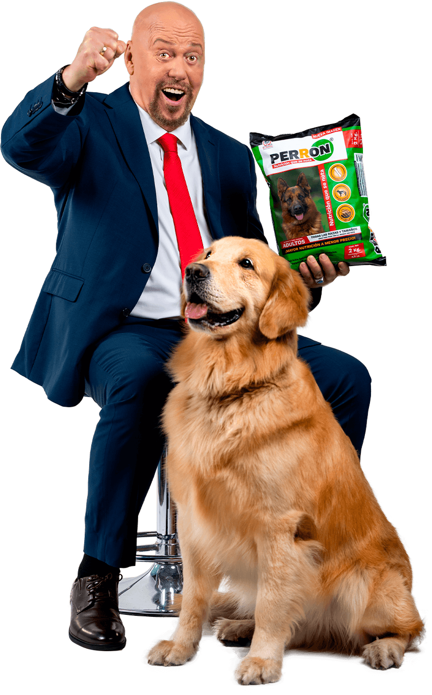 Embajador de la campana con perro